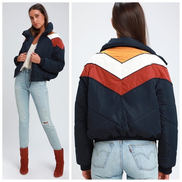 Heidi Chevron Ski Puffer Jacket | Poshmark